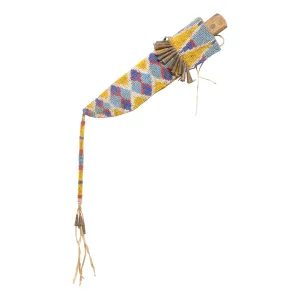 Northern Plains Beaded Knife Sheath