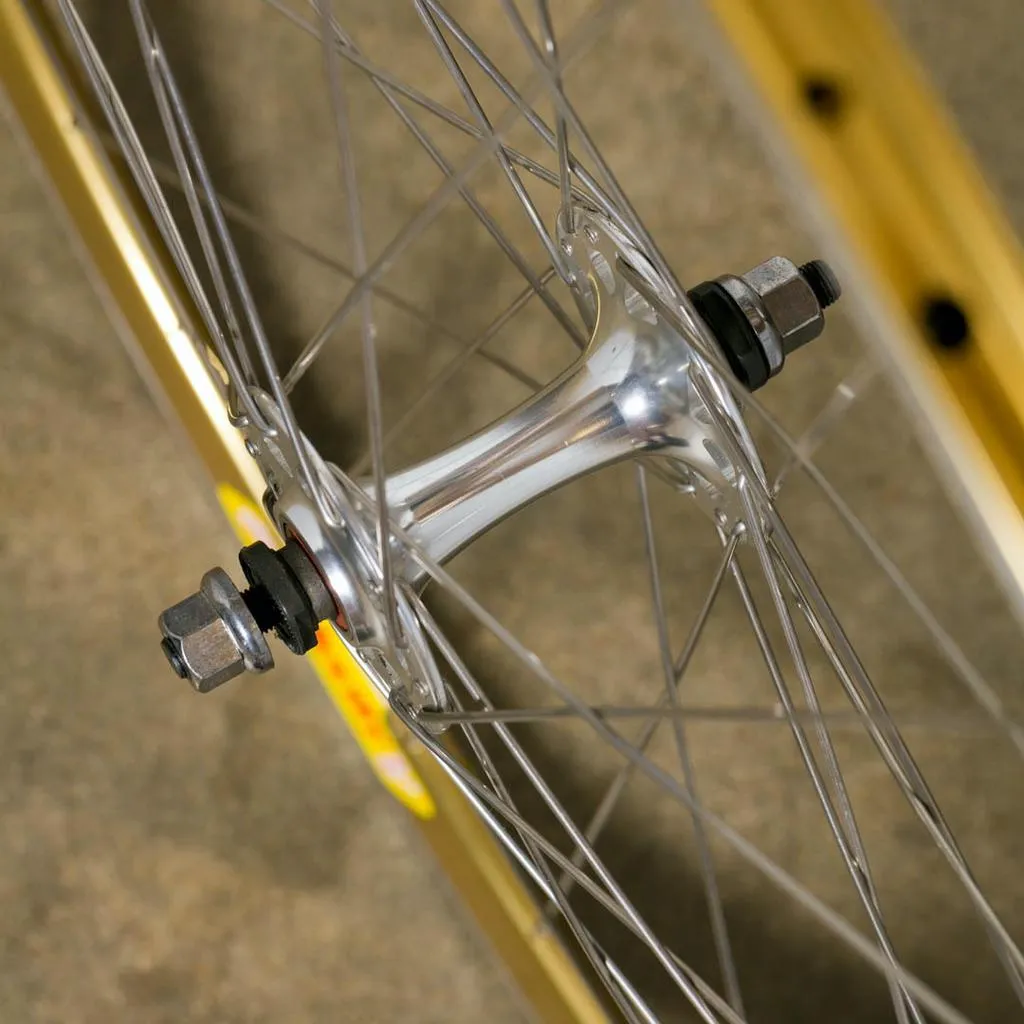 NOS Gold Velocity Deep V Track Wheel - Front