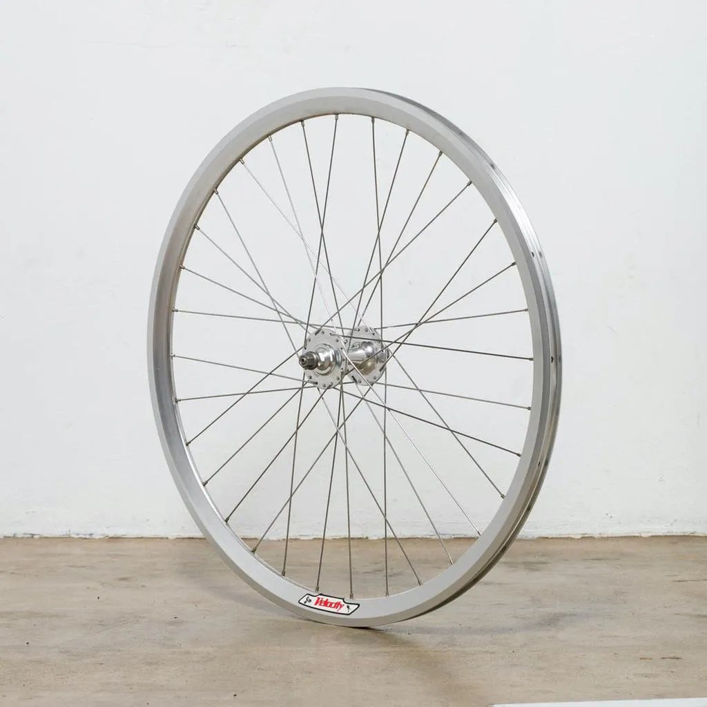NOS Silver Velocity Chukker Track Wheel - Front