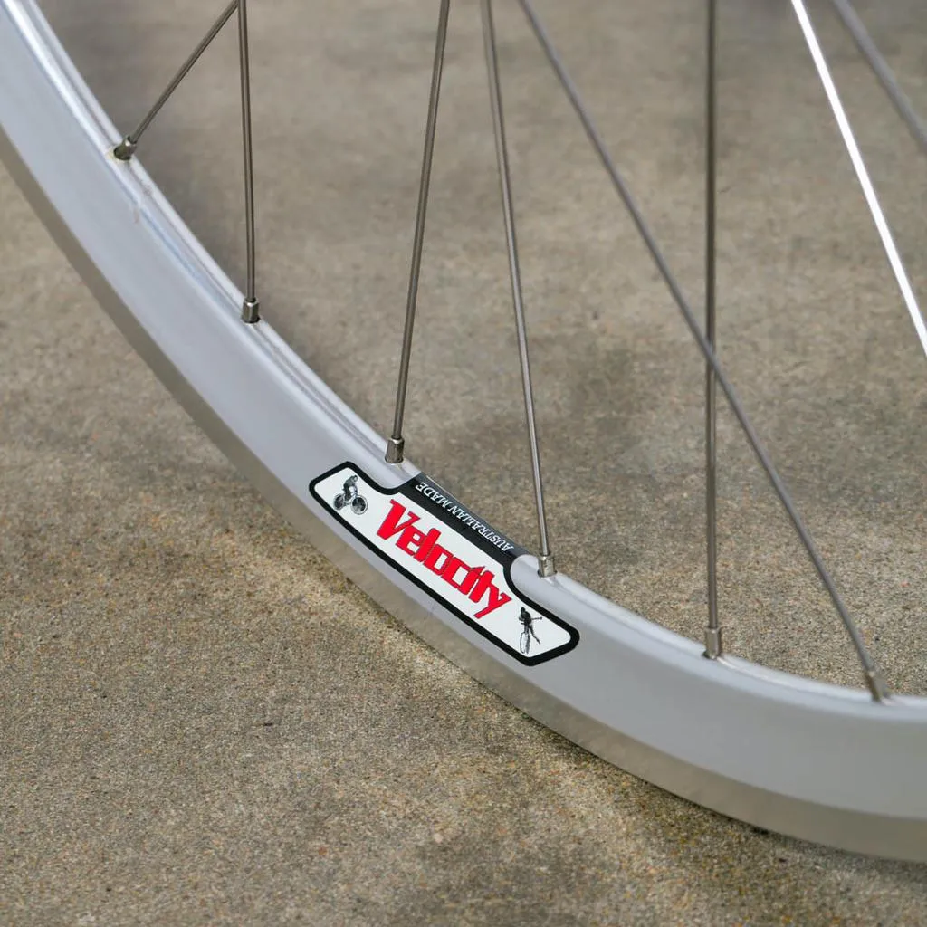 NOS Silver Velocity Chukker Track Wheel - Front