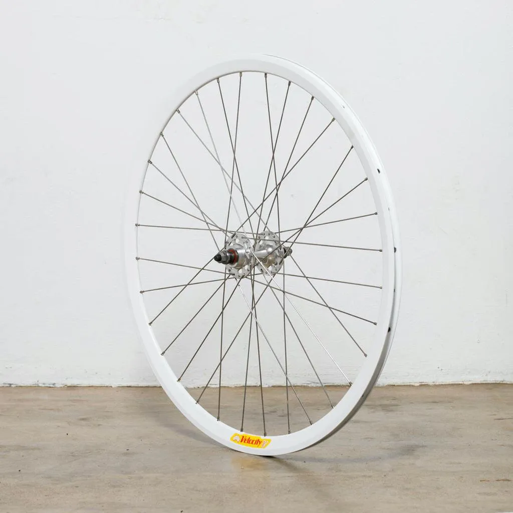 NOS White Velocity Deep V Track Wheel - Rear