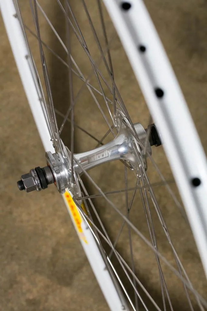 NOS White Velocity Deep V Track Wheel - Rear