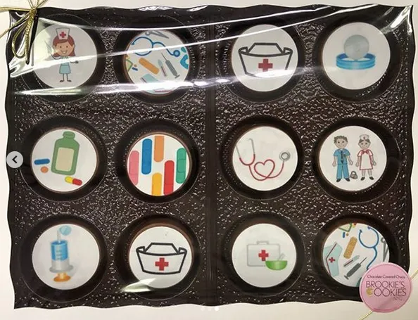 Nurse Themed Chocolate Covered Oreos