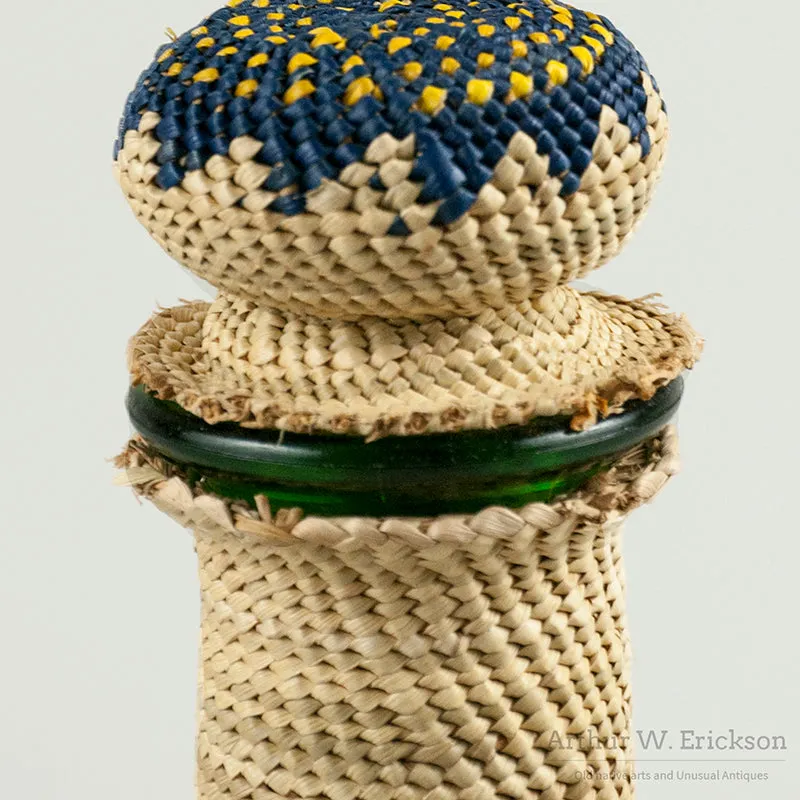 Nuu-chah-nulth Basketry Bottle by Mable Taylor