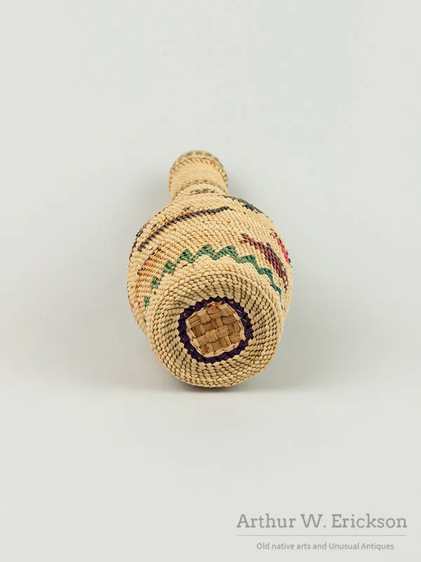 Nuu-Chah-Nulth Basketry Covered Bottle