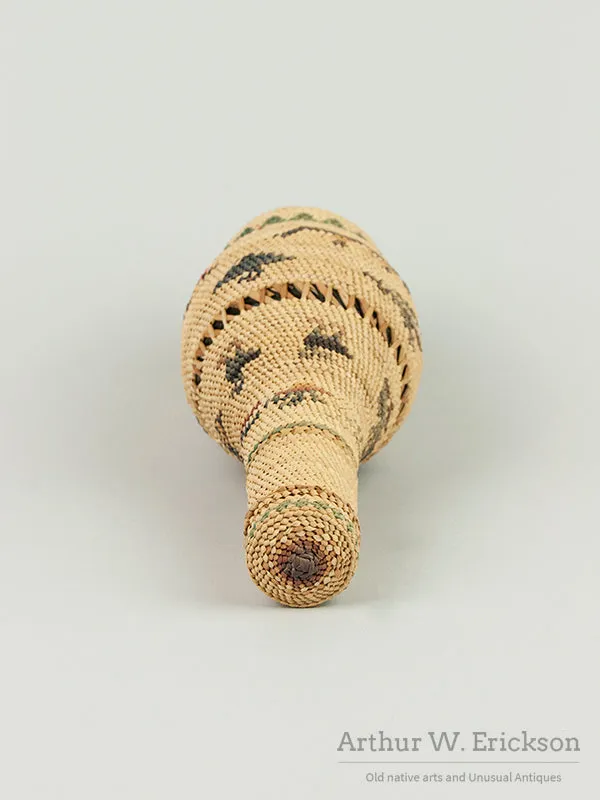 Nuu-Chah-Nulth Basketry Covered Bottle