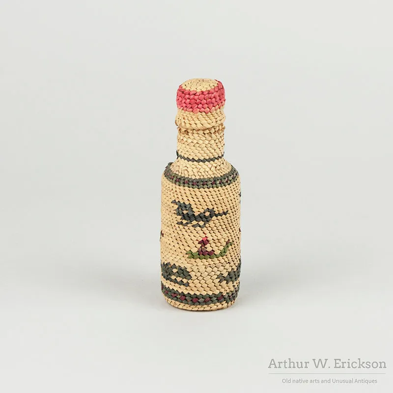 Nuu-Chah-Nulth Basketry Covered Bottle