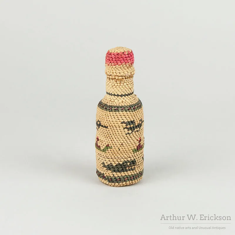 Nuu-Chah-Nulth Basketry Covered Bottle