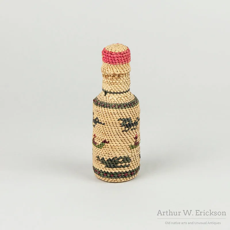 Nuu-Chah-Nulth Basketry Covered Bottle