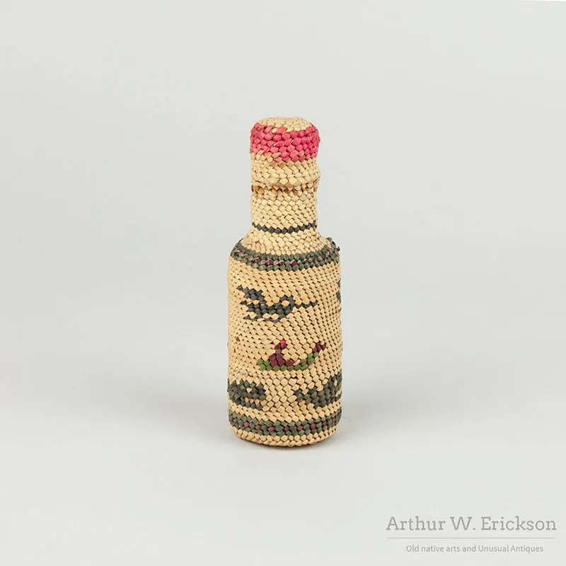Nuu-Chah-Nulth Basketry Covered Bottle