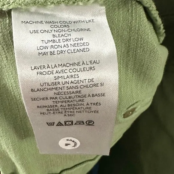 NWT Anthropologie Pilcro The Kit High Rise Utility Shorts Moss Green Sz 32