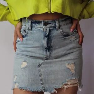 NWT - BDG - Distressed Denim Mini Skirt - Multiple Sizes