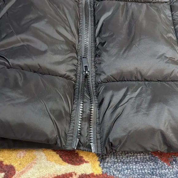 NWT RD Style BRAND Puffer Vest OVERSIZED black pockets zipper layering XS M L