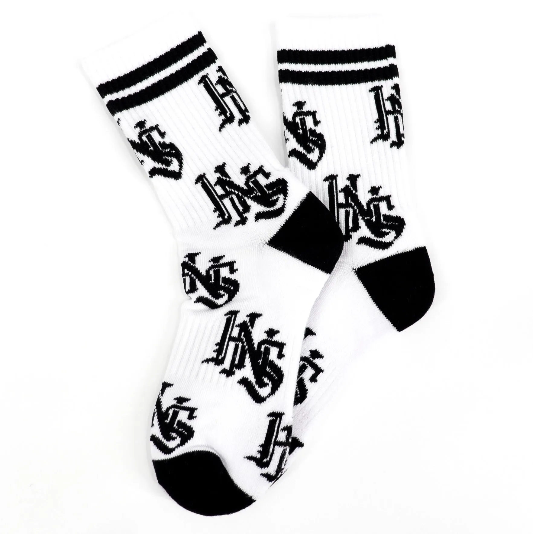 Old English Crew Socks (size 6-9)