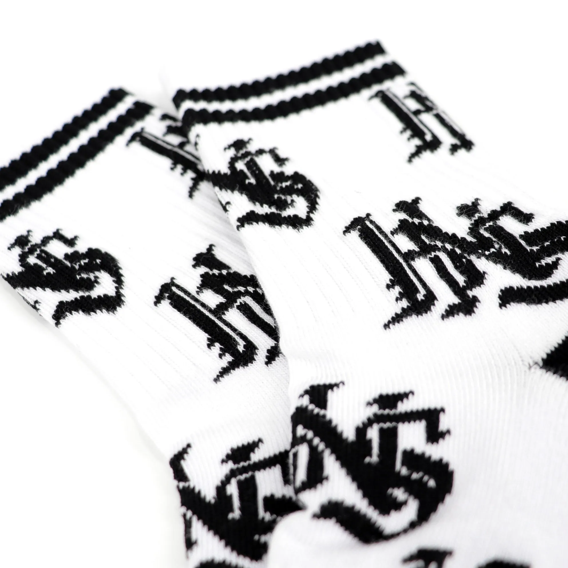 Old English Crew Socks (size 6-9)