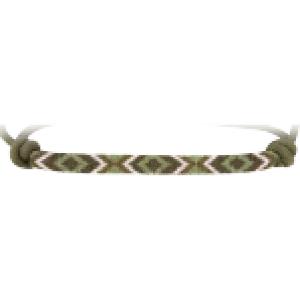 OLIVE BEADED NOSE ROPE HALTER