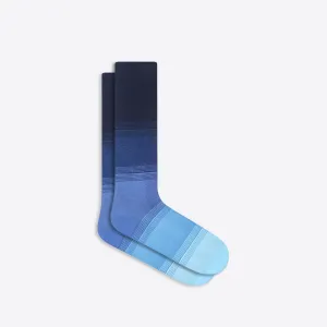Ombre Striped Mid-Calf Socks