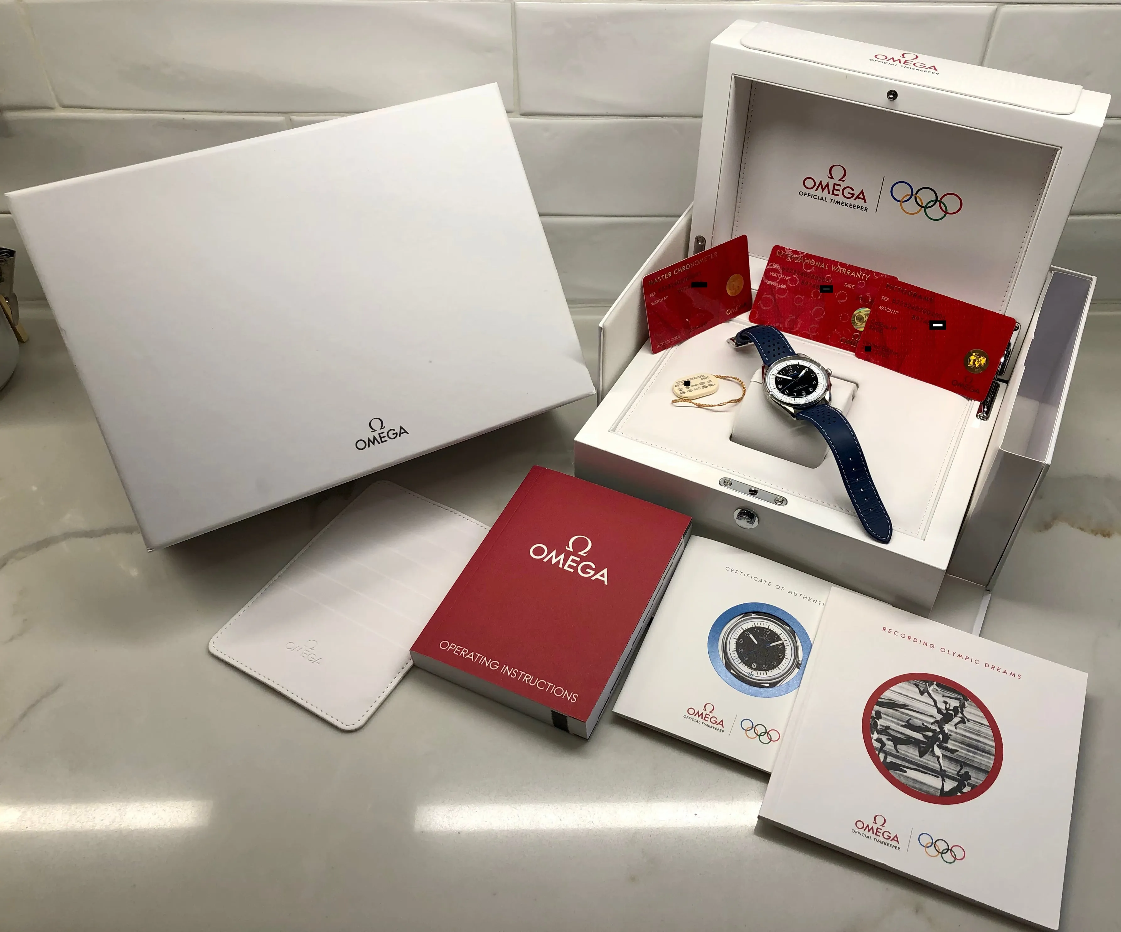 Omega Seamaster Olympic Time Keeper Limited Edition 522.32.40.20.01.001 Steel Mens Wristwatch with Box and Papers