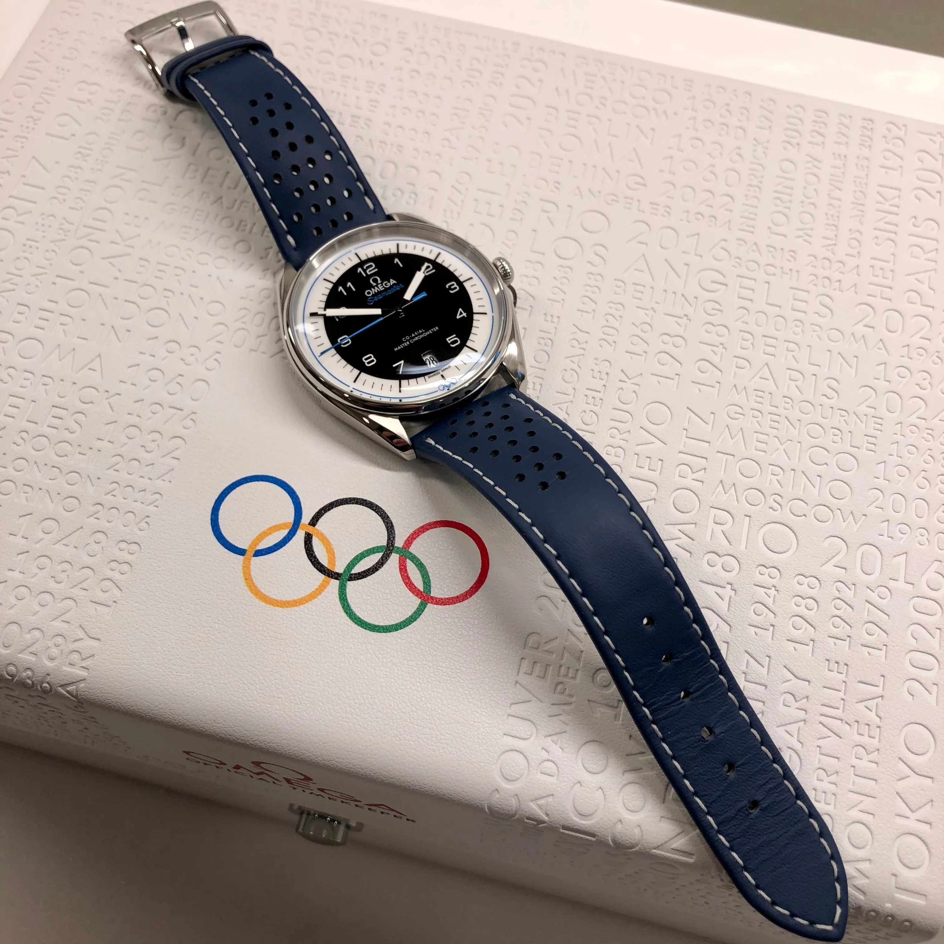 Omega Seamaster Olympic Time Keeper Limited Edition 522.32.40.20.01.001 Steel Mens Wristwatch with Box and Papers