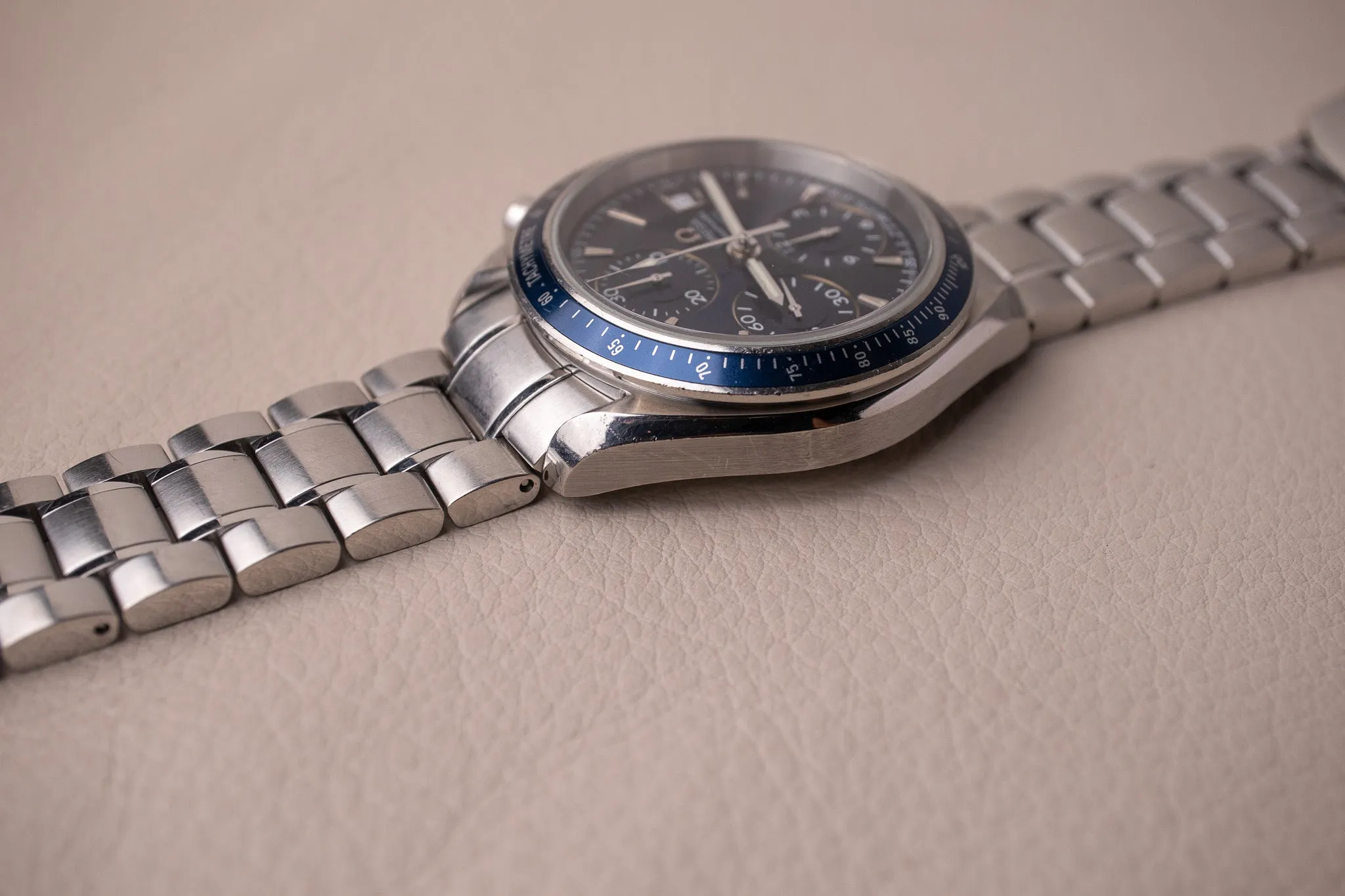 Omega Speedmaster Date 3212.80 Blue Dial