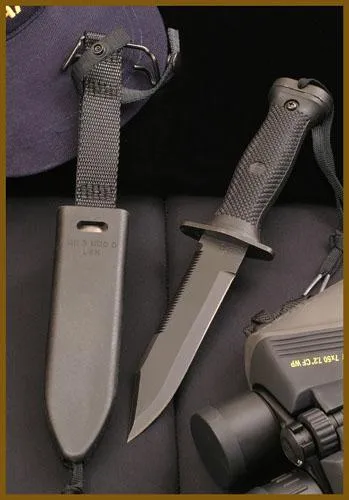 Ontario MK3 Navy Fixed 6.0 in Black Blade Polymer Handle