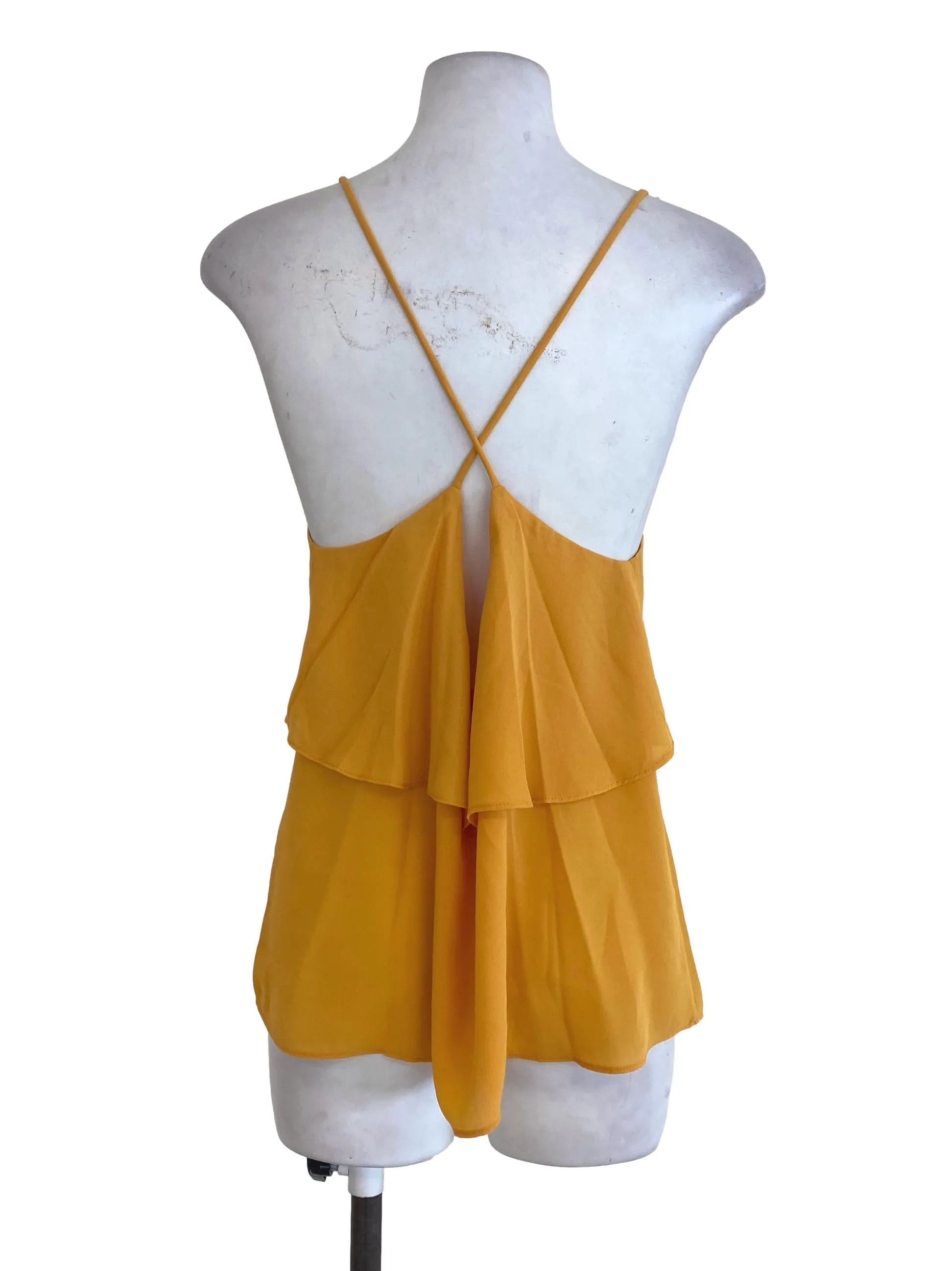 Orange Layered Top