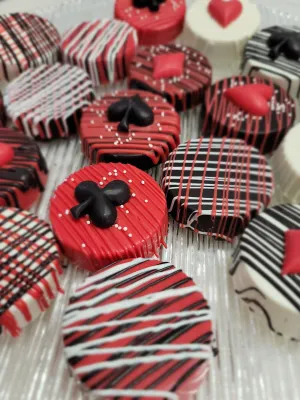 Oreo Cookies - Chocolate Covered/Dipped (Casino Theme)