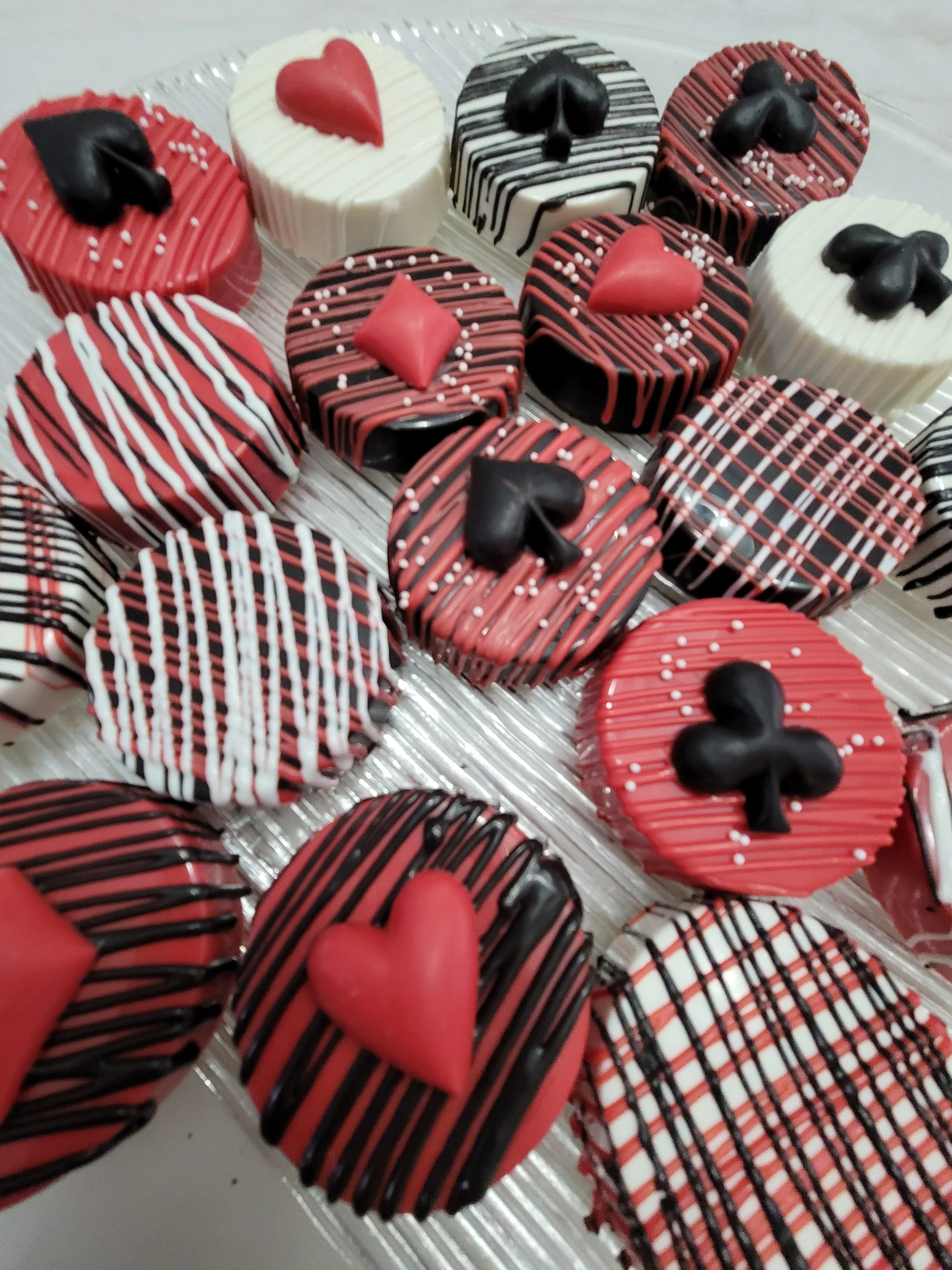Oreo Cookies - Chocolate Covered/Dipped (Casino Theme)