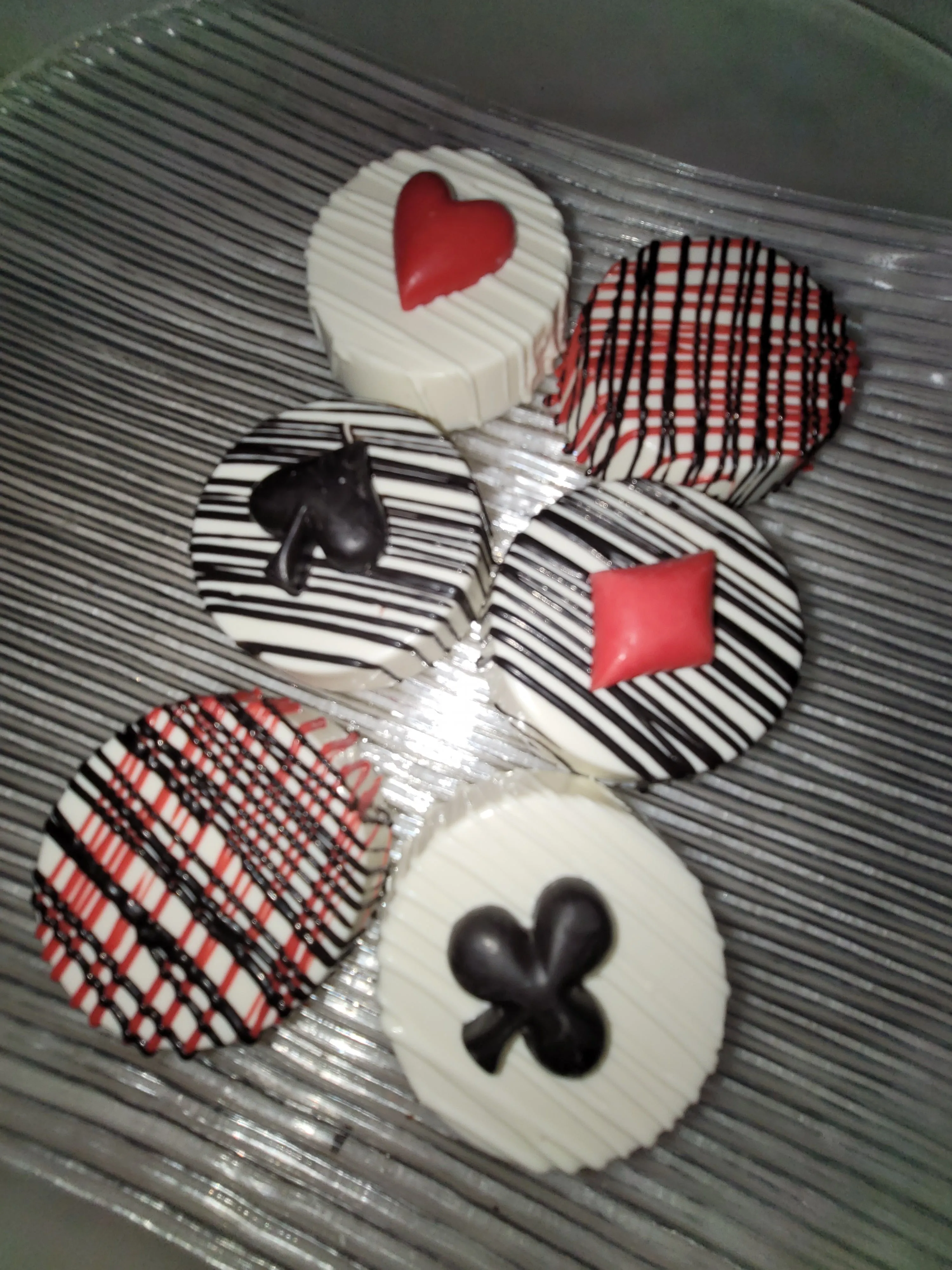 Oreo Cookies - Chocolate Covered/Dipped (Casino Theme)