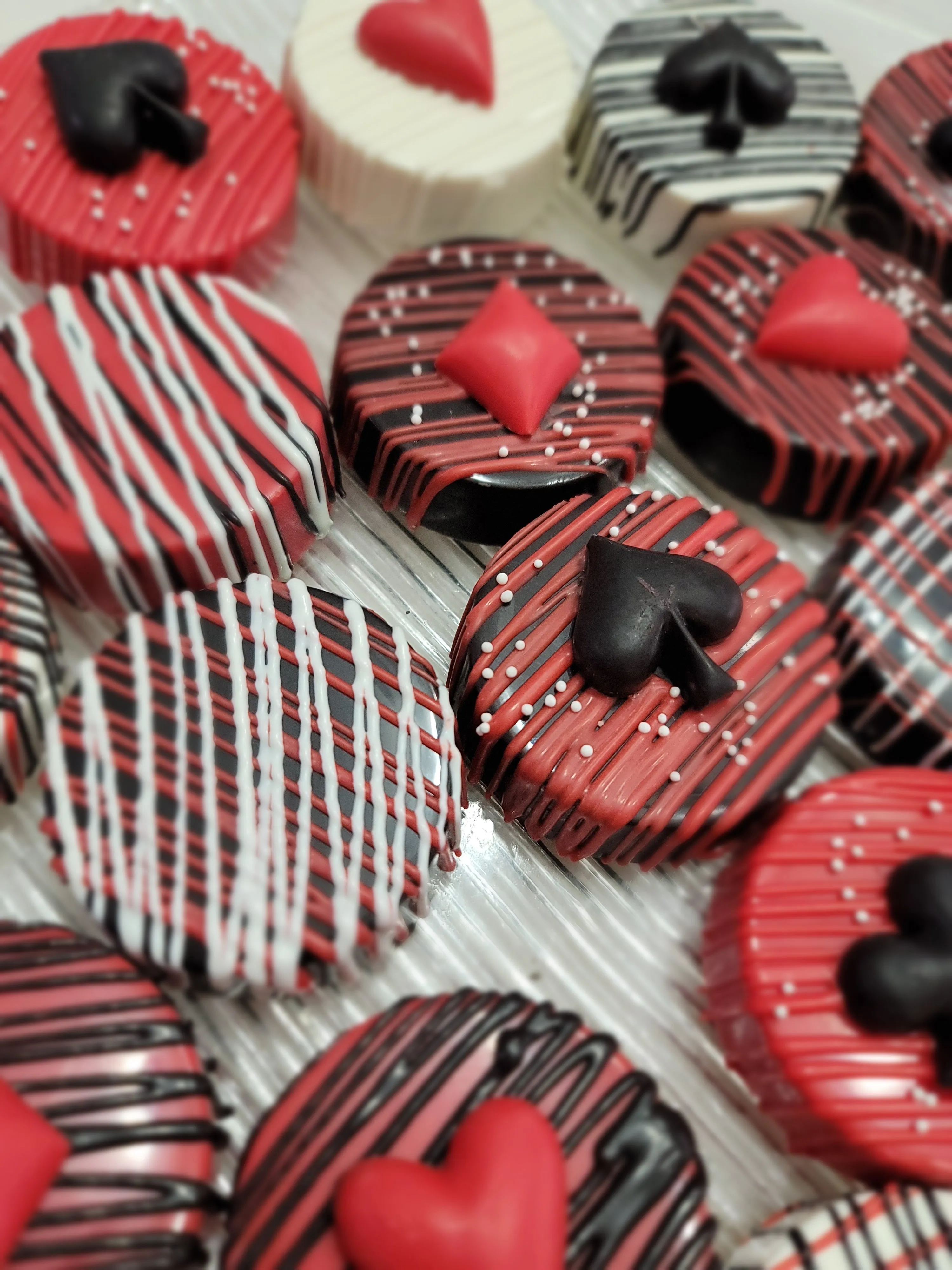 Oreo Cookies - Chocolate Covered/Dipped (Casino Theme)