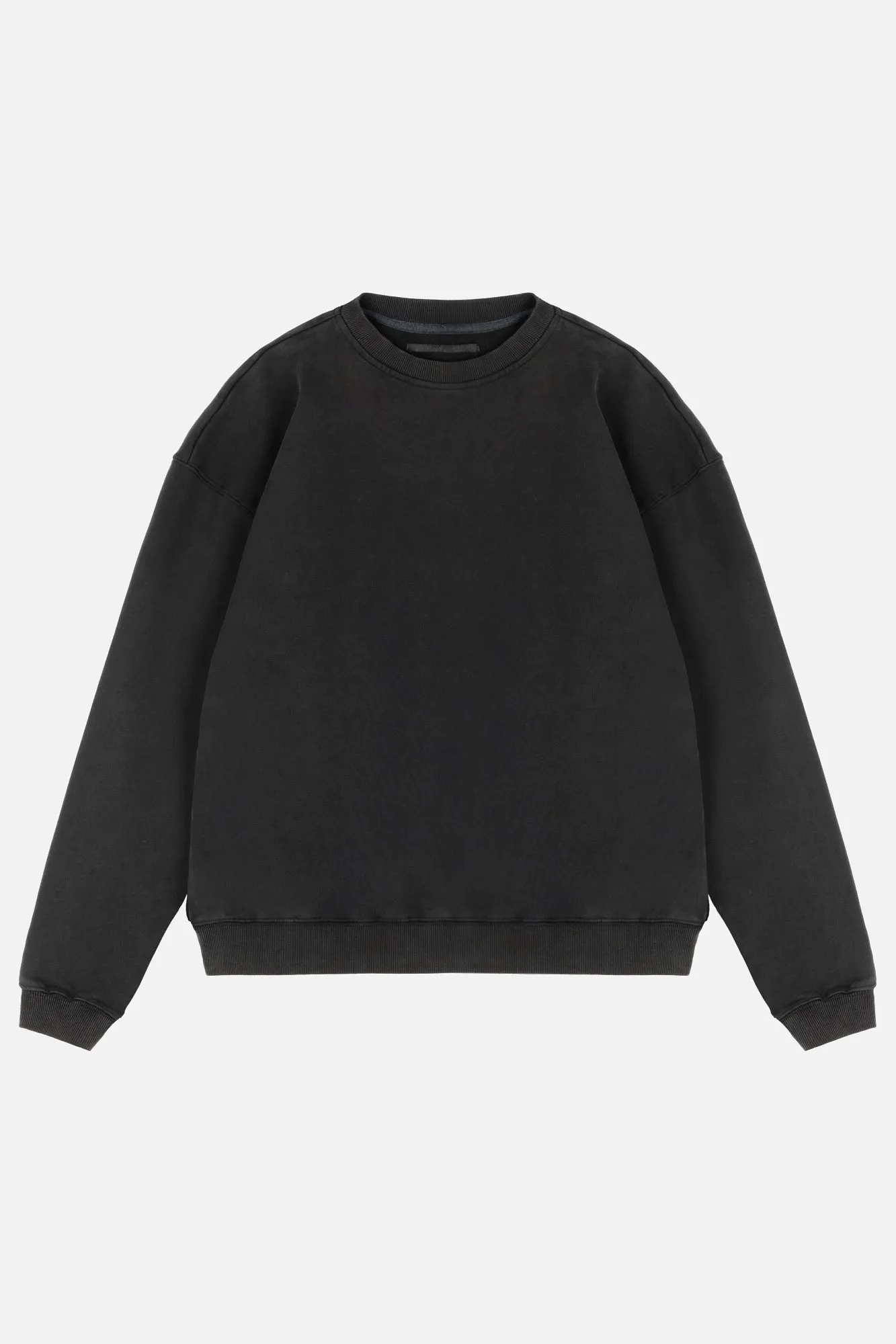 OVERSIZED SWEATSHIRT WASHED BLACK