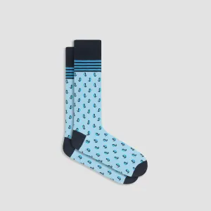 Paisley Mid-Calf Socks