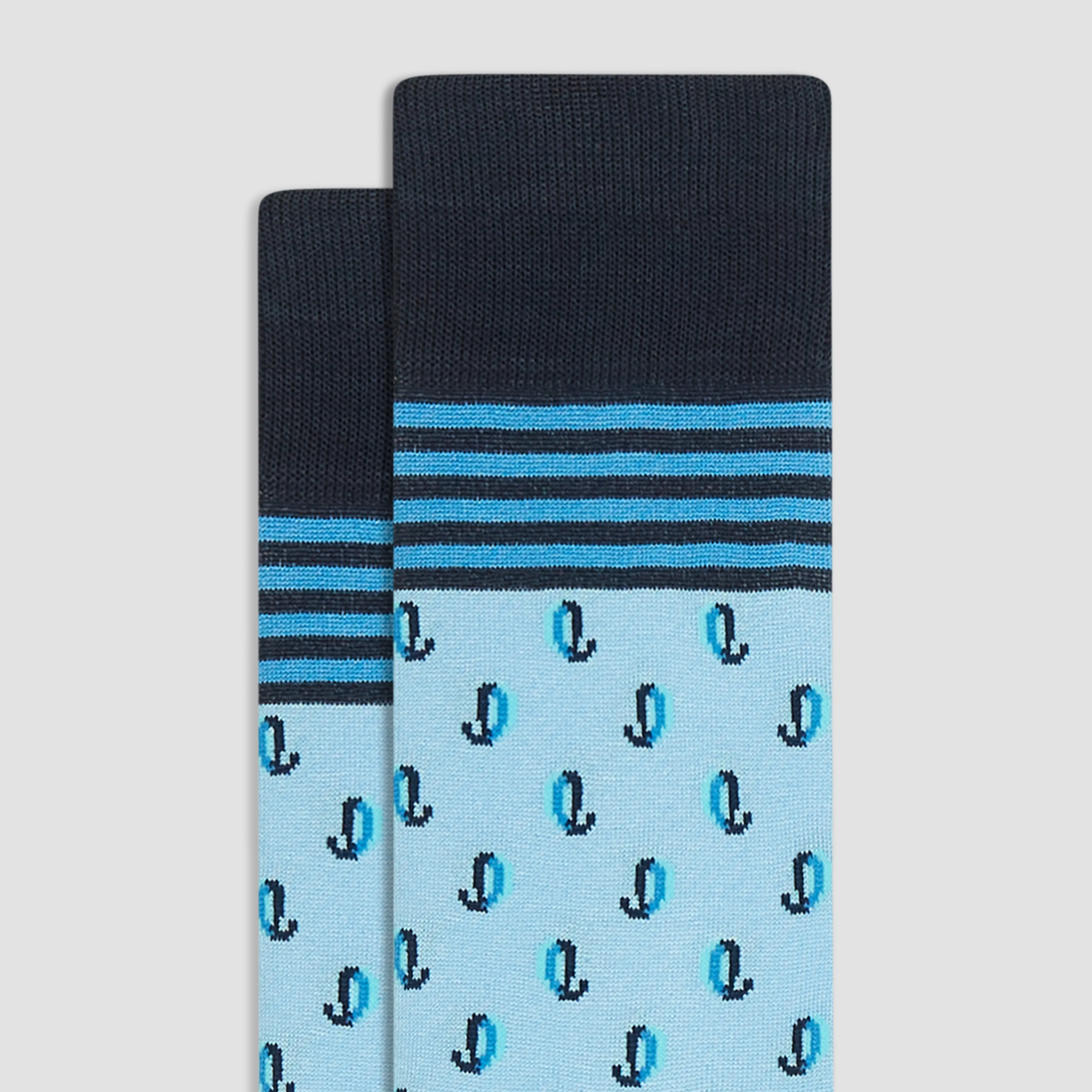 Paisley Mid-Calf Socks