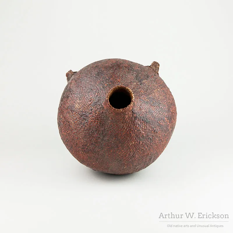 Paiute Pitch Covered Water Jar