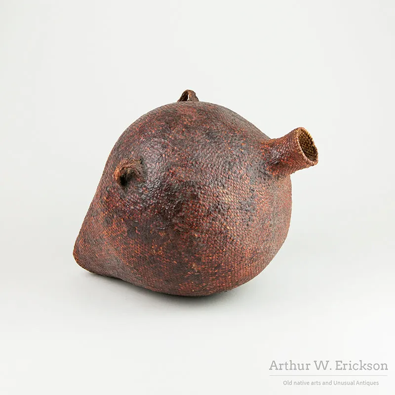 Paiute Pitch Covered Water Jar