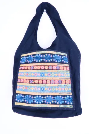 Palestinian Cross Stitch Hobo Bag