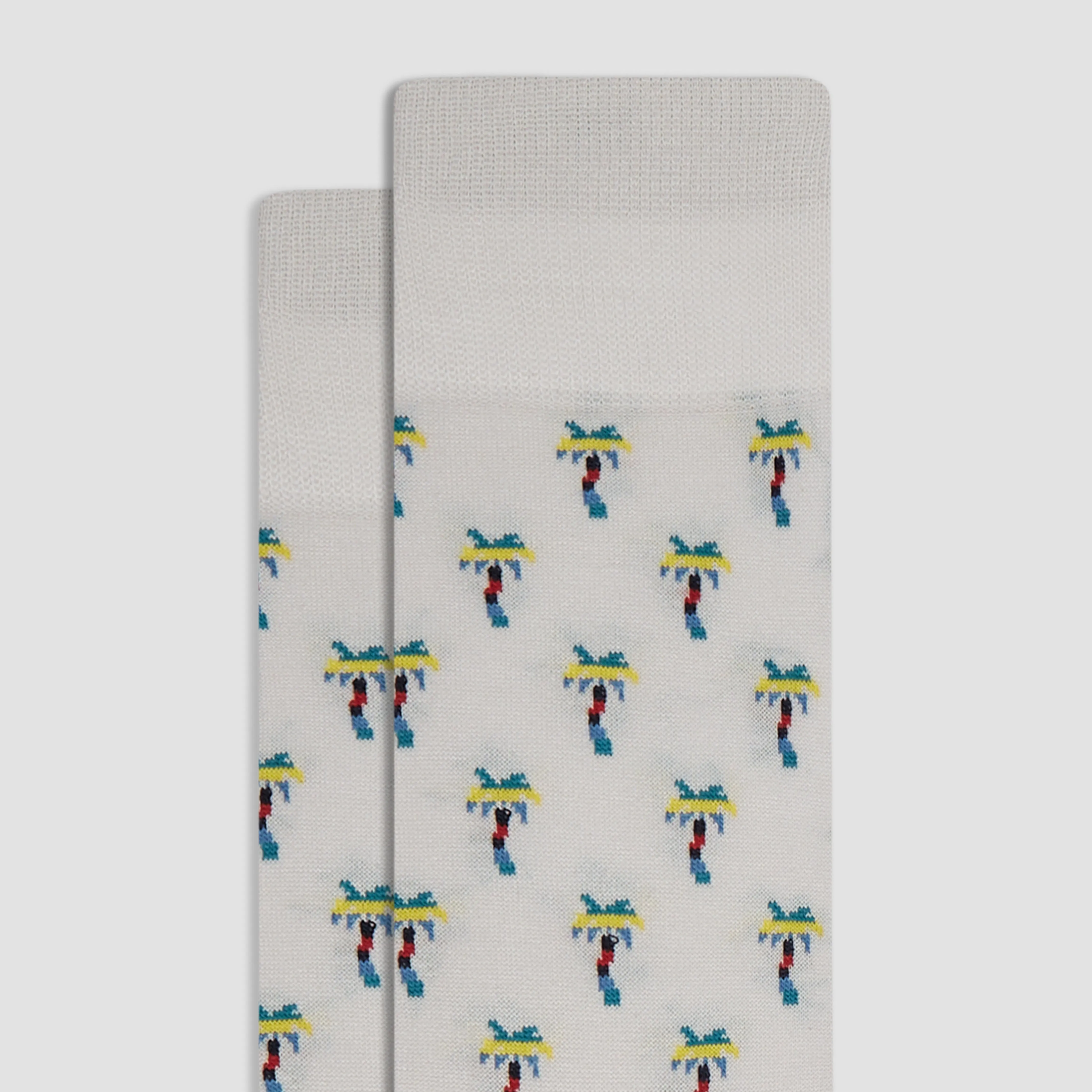 Palm Trees Mid-Calf Socks