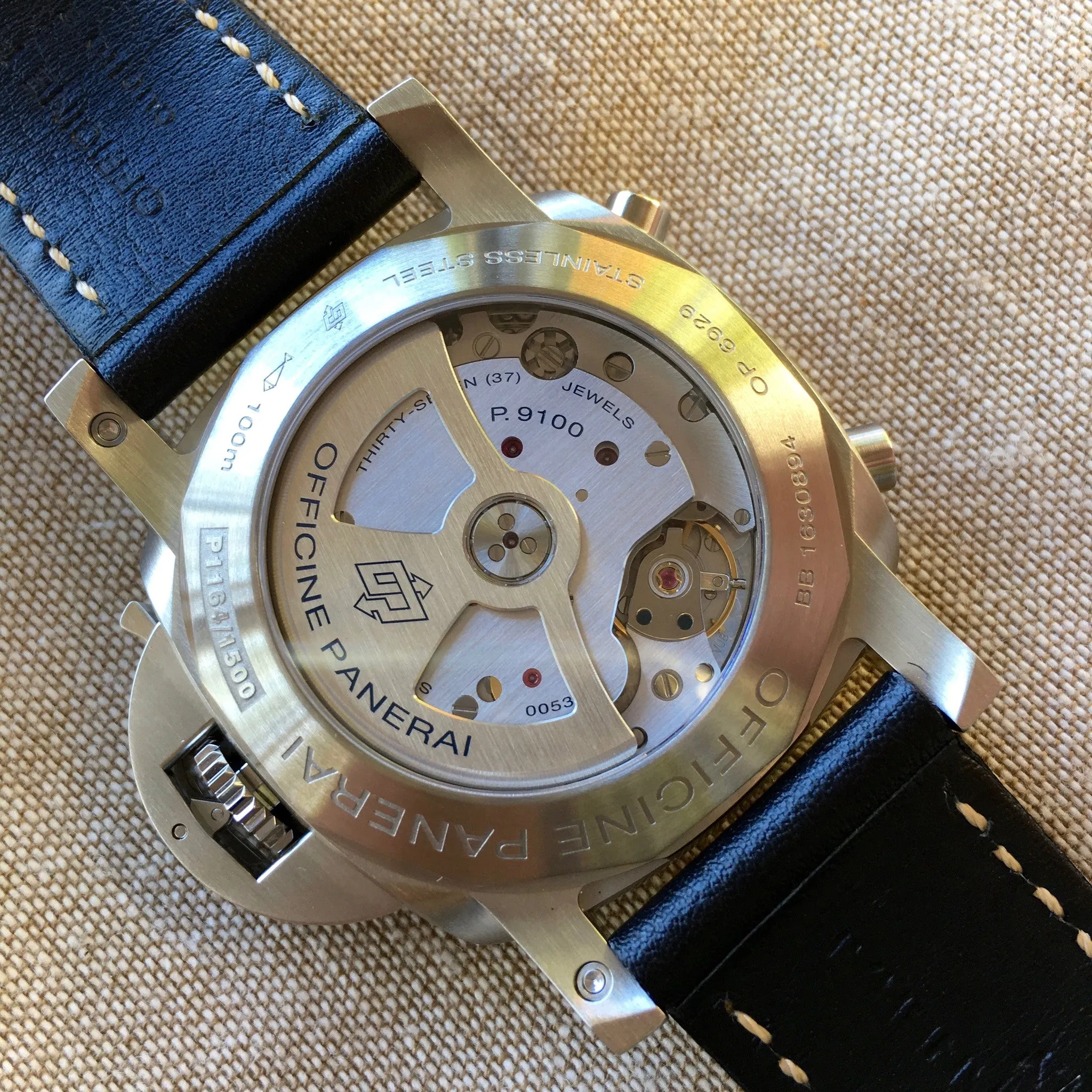 Panerai Luminor Flyback PAM 524 1950 3 Days Chronograph Automatic Watch