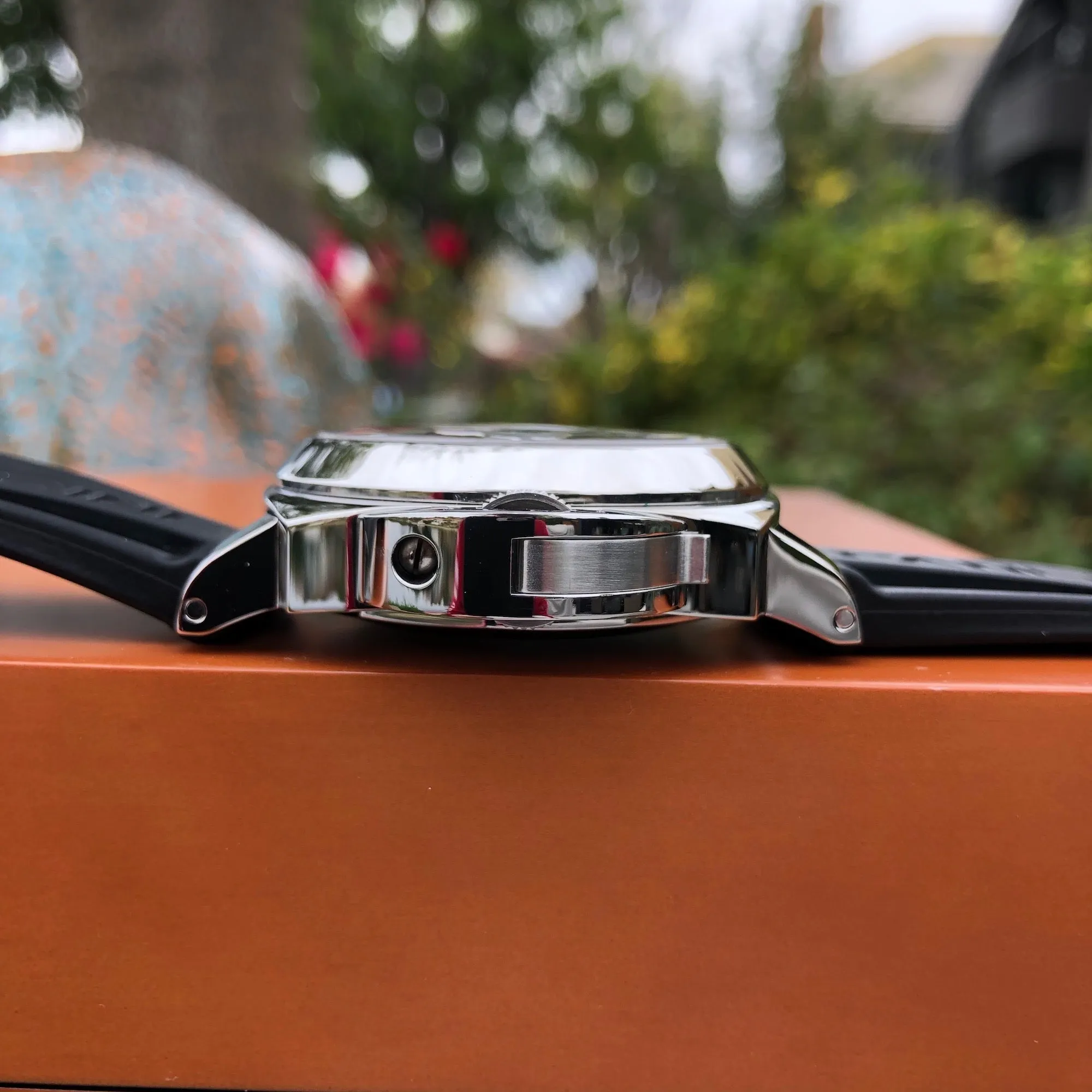 Panerai Luminor GMT PAM 88 Automatic Stainless Steel 44mm Wristwatch Box Papers