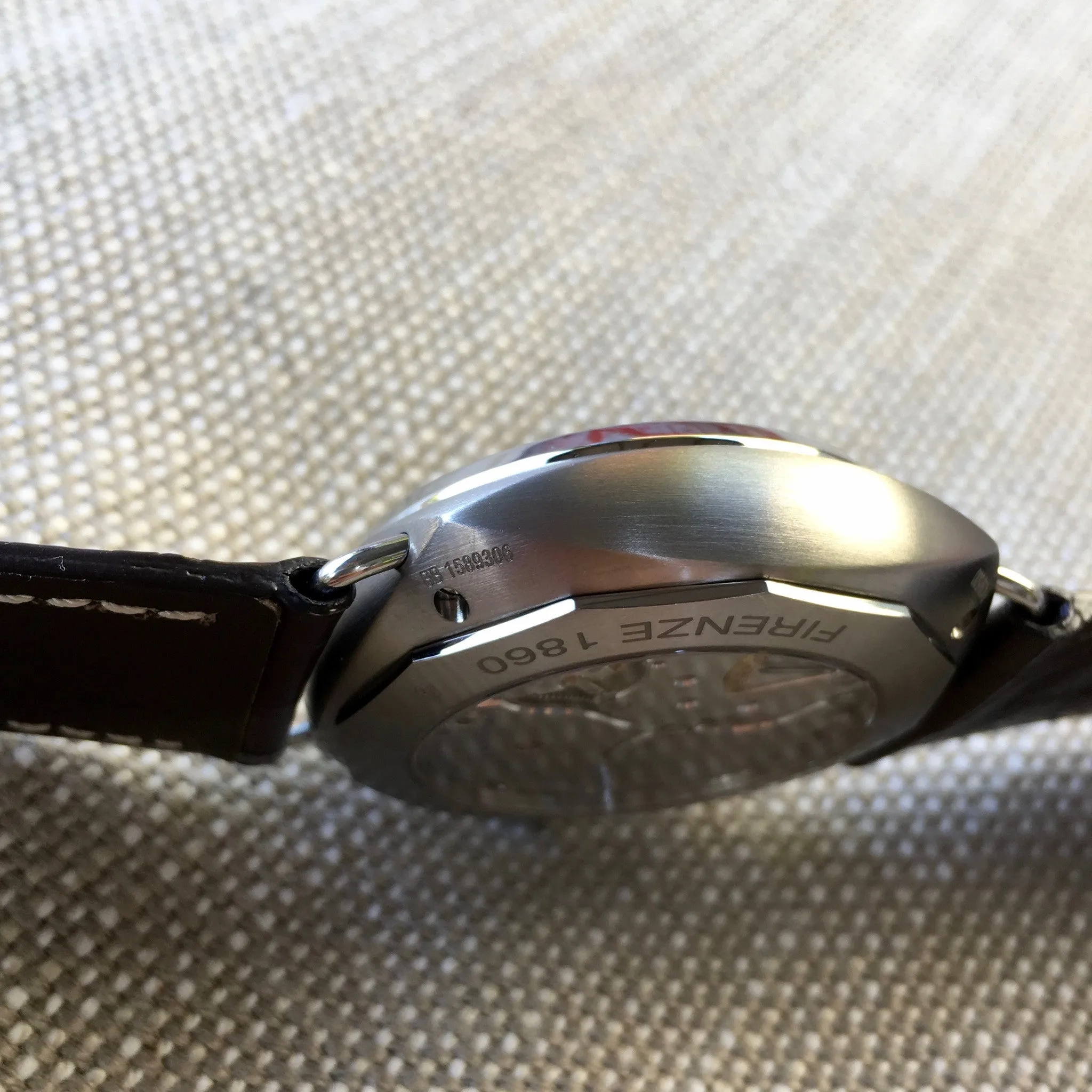 Panerai Radiomir PAM 346 Titanium 8 Days 45mm Brown Leather Wristwatch