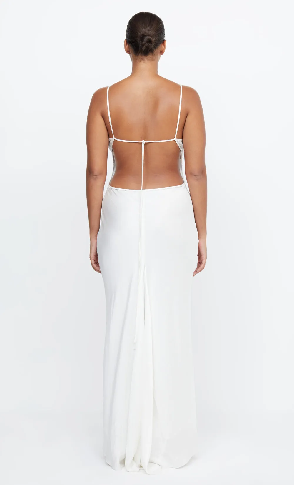 PARADISE BEADED MAXI DRESS - IVORY