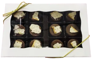 Passover Mini Chocolate Covered Matzoh Snacks