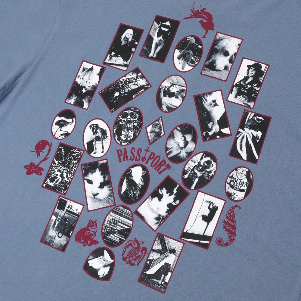 Pass~Port Sophomore Tee Washed Out Blue