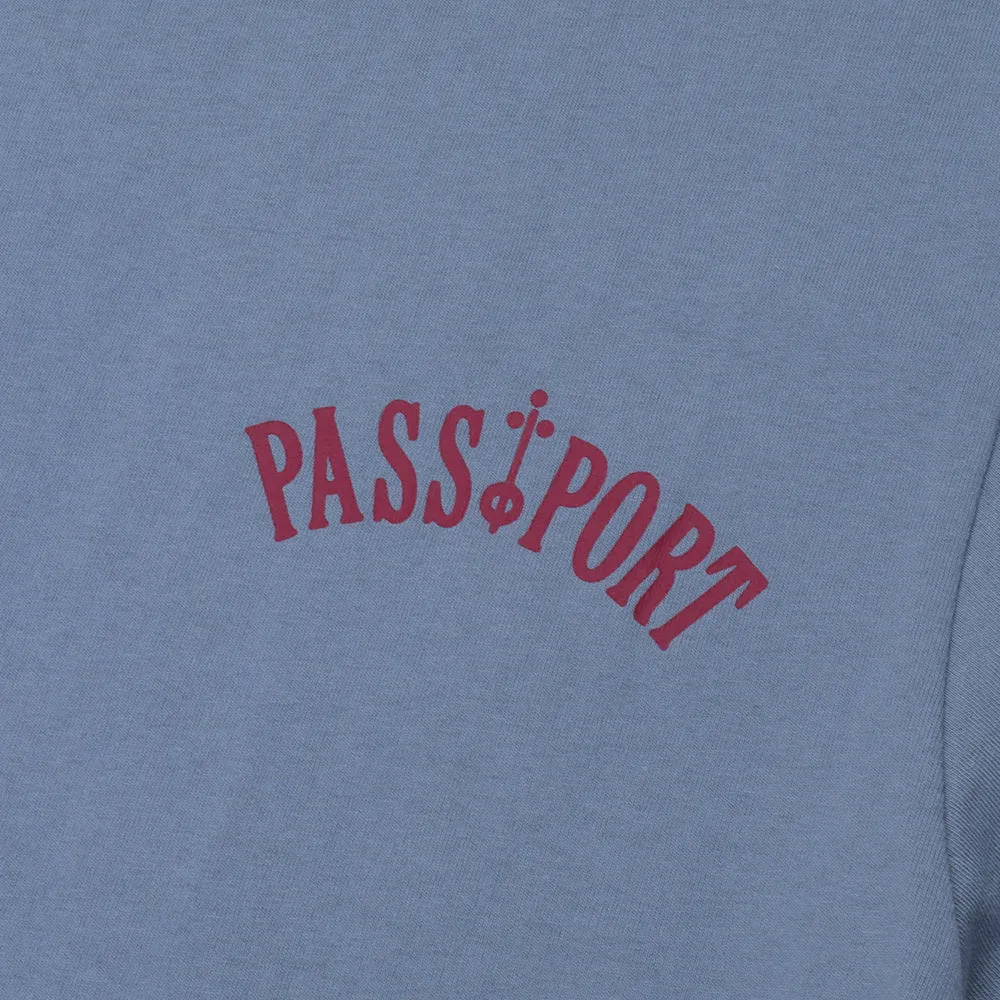Pass~Port Sophomore Tee Washed Out Blue