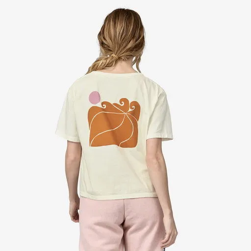 PATAGONIA W's Sunrise Rollers Organic Easy Cut Tee