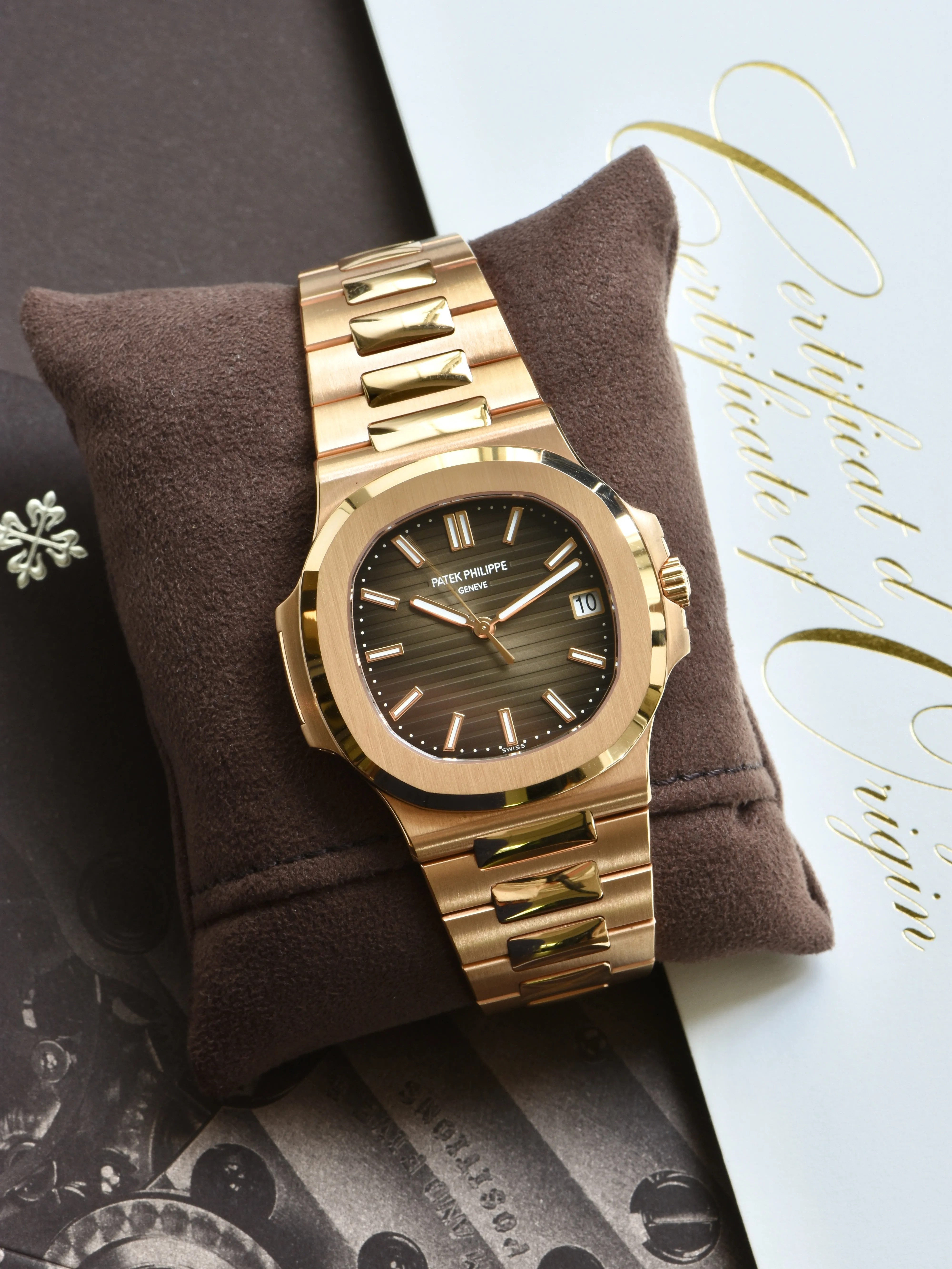 Patek Philippe Nautilus 5711/1R-001 in Red Gold