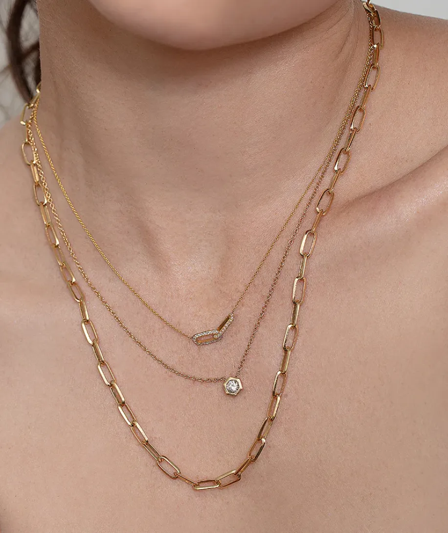 Pavé Linked Necklace