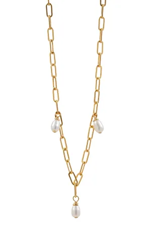 pearl trio necklace