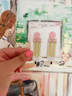 Pencil Me In Earrings