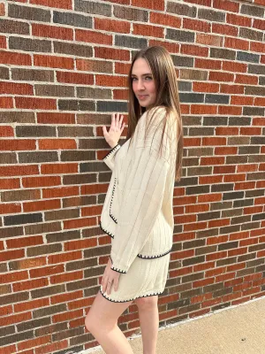 Perfectly Stitched Set: Ivory/Black